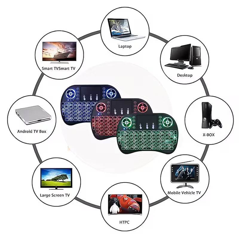 Mini Wireless Keyboard with Touchpad